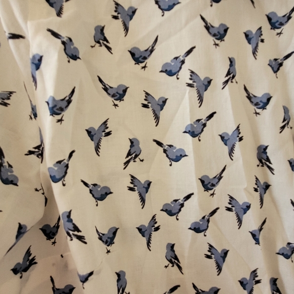 Tommy Hilfiger Large Women's Button Front Top Bluebird Printed - Picture 4 of 7